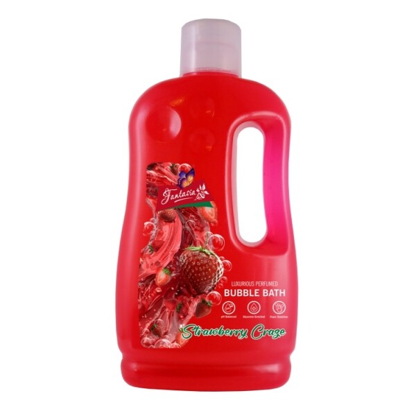 Caprichem - Fantasia Bubble Bath - Strawberry Craze 6x2l