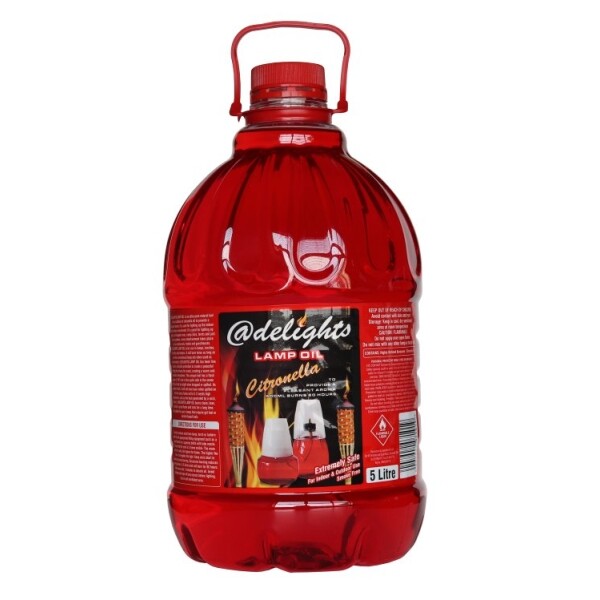 Caprichem - @delights Lamp Oil Red Citronella 4x5l