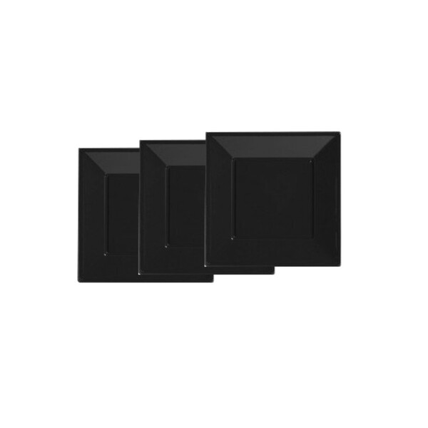 Caprichem products - Small Square Plate Black EACH