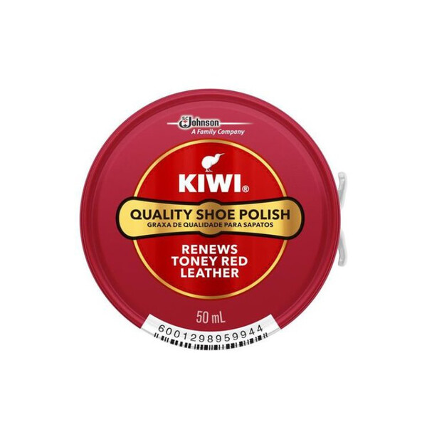 Caprichem products - Kiwi Quality Shoe Polish Toney Red 50ml EACH