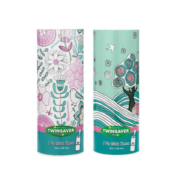 Caprichem products - Twinsaver Tissues Decorative 2ply 24 Units P/box