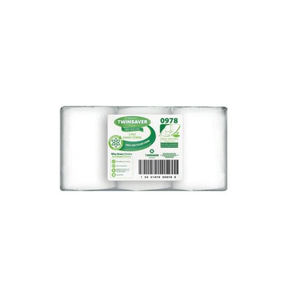Caprichem products - Twinsaver Control Hand Towel 2 Ply 6 Rolls 3022 P/BOX