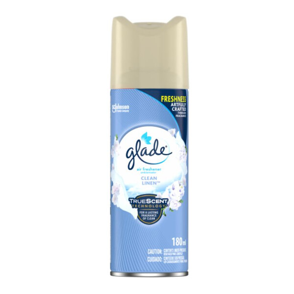 Caprichem products - Glade Aerosol Clean Linen 180ml