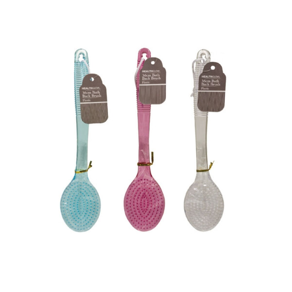 Caprichem products - Bath Basics Bristle Brush Pl Handle 36cm EACH