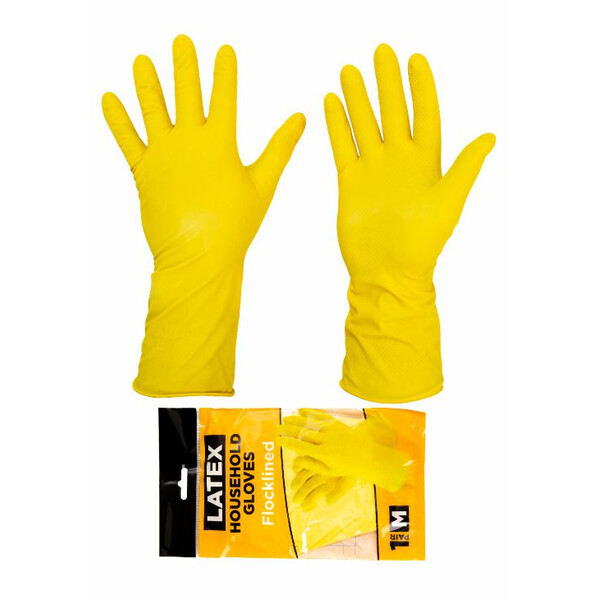 Caprichem products - Yellow Household Glove - Medium P/PAIR