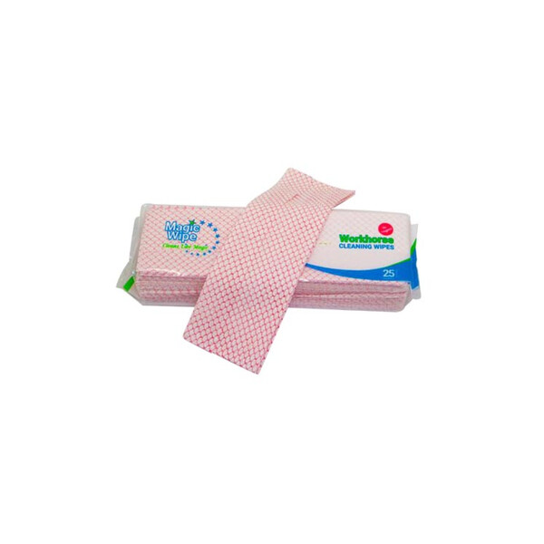 Related Products - Magic Wipe Workhorse Cloth 120gsm - Red X25 P/pack