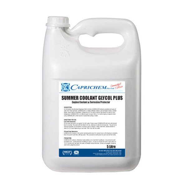 Caprichem specials - Degrasol Summer Coolant Glycol Plus 4x5l