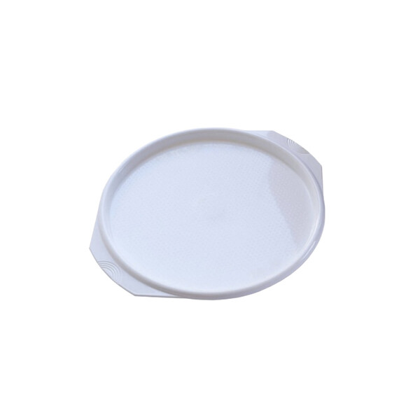 Caprichem products - 40cm Round Tray With Handles White EACH