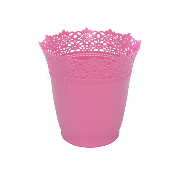 Caprichem products - Patterened Bin Round - Zephyr / Pink EACH