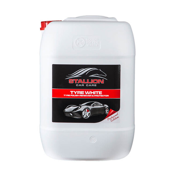 Caprichem products - Stallion Tyre White 25L