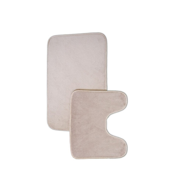 Caprichem products - Memory Foam 2pc Plain - Taupe EACH