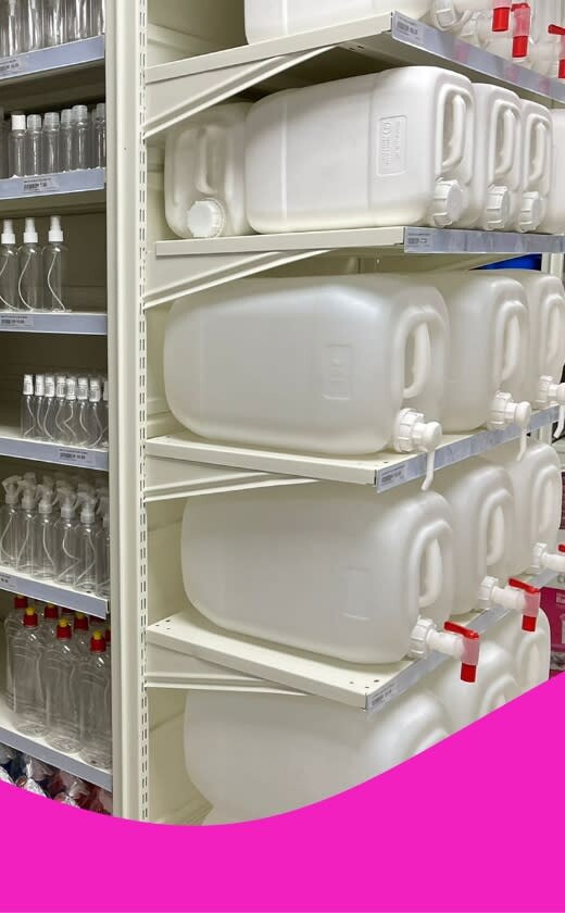 Caprichem products - Cans & Caps, Bottles & Triggers, Tubs & Buckets