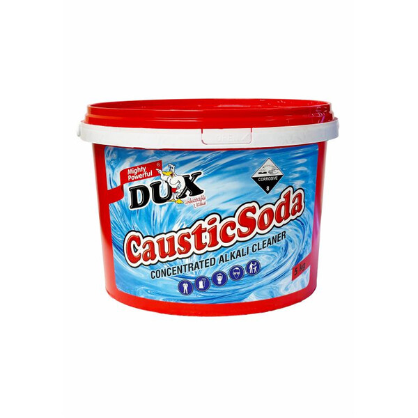 Caprichem products - Dux Caustic Soda Flakes 5KG