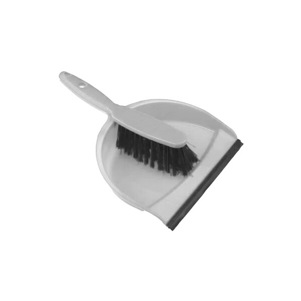 Caprichem products - Dustpan Clip On And Brush Set - White EACH