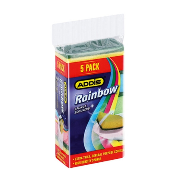Related Products - Rainbow Sponge Scourers X 5 Per Pack # P/PACK