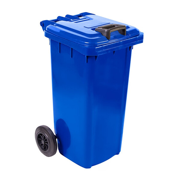 Caprichem products - 120l Wheelie Bin Recycled (non Sabs) - Blue EACH