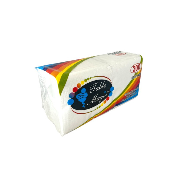 Caprichem products - Table Magic White 1ply 20 X 200 P/box