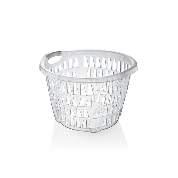 Caprichem products - Clear Round Laundry Basket 30l EACH