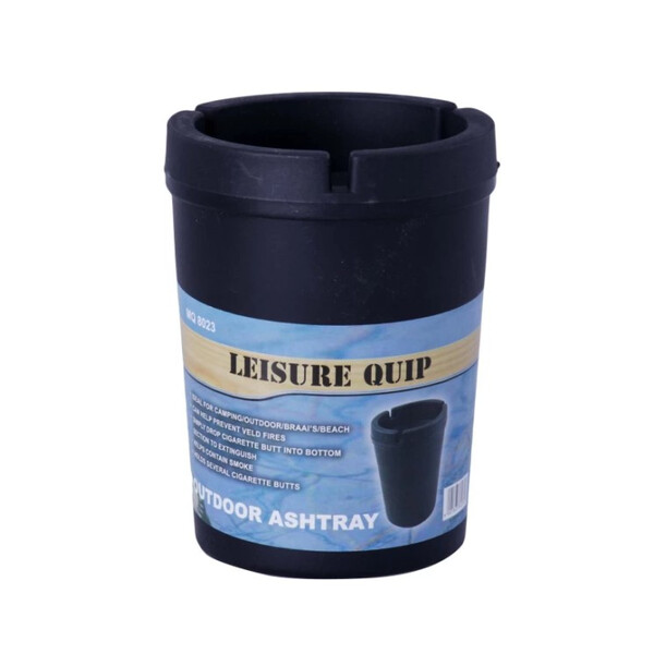 Caprichem products - Large Ashtray -  Black EACH