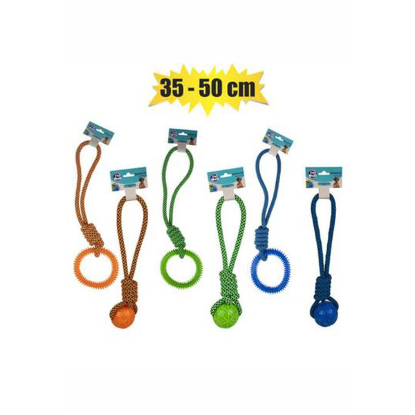 Caprichem products - Pet Dog Toy Rope And Tpr Asstd 35-50cm EACH