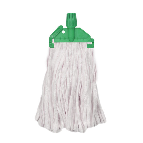 Caprichem products - Hygiene (spunlace) Fan Mop Complete (green) EACH