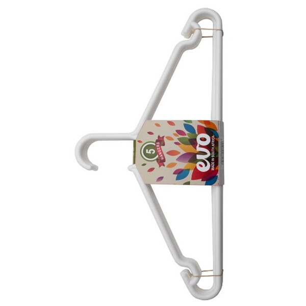 Caprichem products - Evo Adult Hanger 10pk - White P/PACK