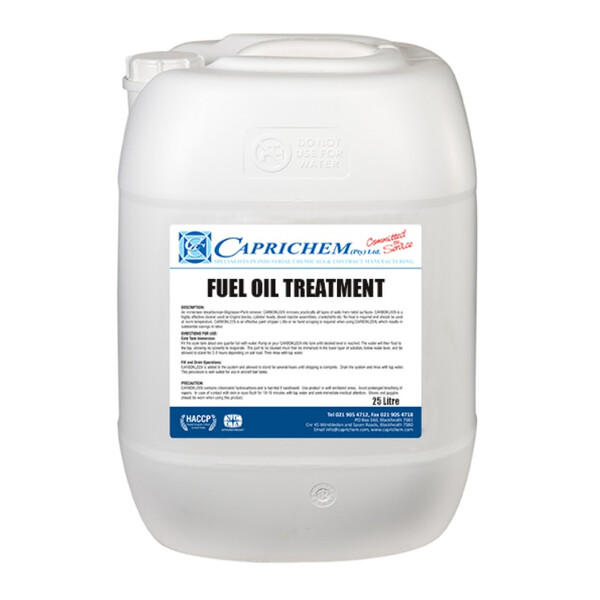 Caprichem products - Fuel Oil Treatment 25L