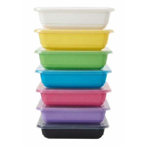 Caprichem products - Meal Tray And Lid White EACH