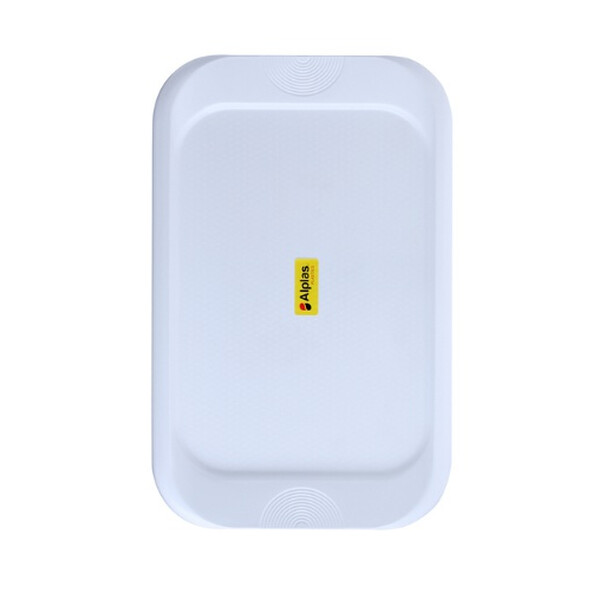 Caprichem products - Rectangular Tray With Handles White EACH