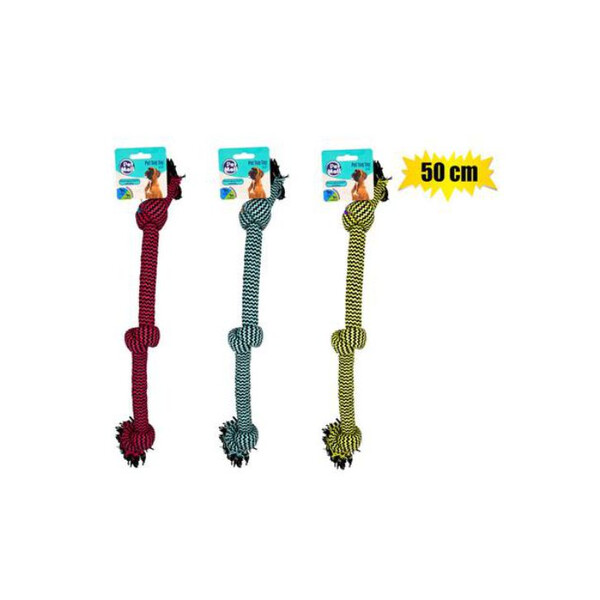 Caprichem products - Pet Dog Tug Toy String Triple Knot 50cm EACH