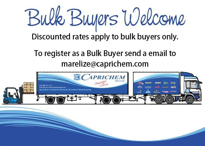 Caprichem range of products - Bulk Buyers Welcome