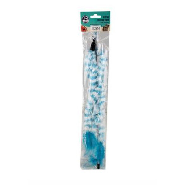 Caprichem products - Pet Cat Toy Teasing Wand With Feathers EACH