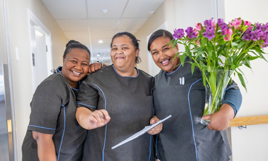 One of the key reasons why people choose Groenkloof is the peace of mind that comes with knowing that high-quality care is readily available.
