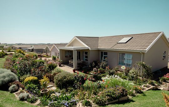 Groenkloof Glen offers beautiful views of the mountains and surrounding farms.