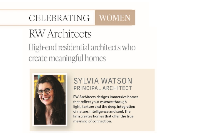 RW Architects Publications - Celebrating Woman SA Home Owner Magazine