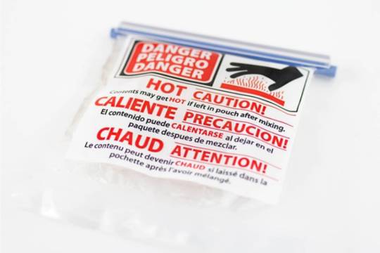 The Wraptech PowrPatch - Mixing takes place within the package so there's never any mess or clean up!